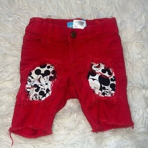 Custom Mickey shorts